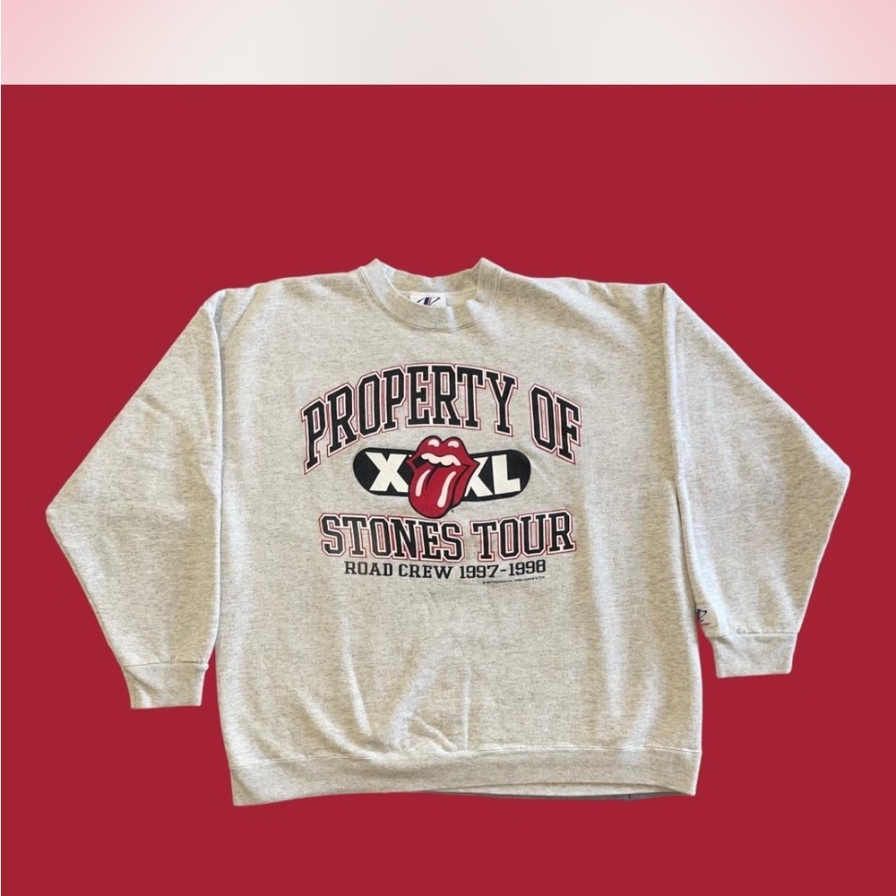 Vintage Rolling Stones Road Crew Crewneck